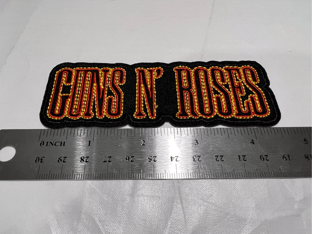 Guns and Roses Band Iron on Patch
