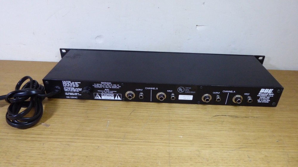 BBE Sound 482 Stereo Sonic Maximizer Karaoke Mic Guitar Processor Rack-mount