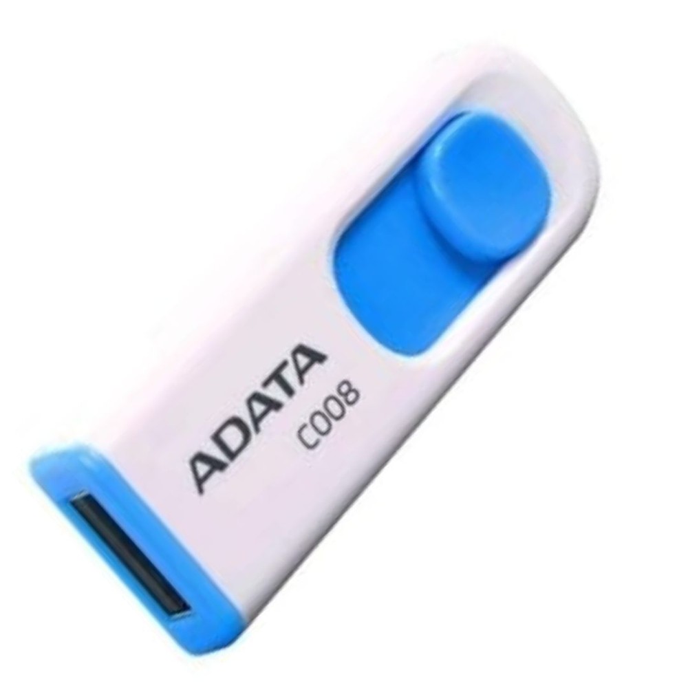 ADATA C008 32GB USB 2.0 Retractable Thumb Activated Capless Flash Drive Reader
