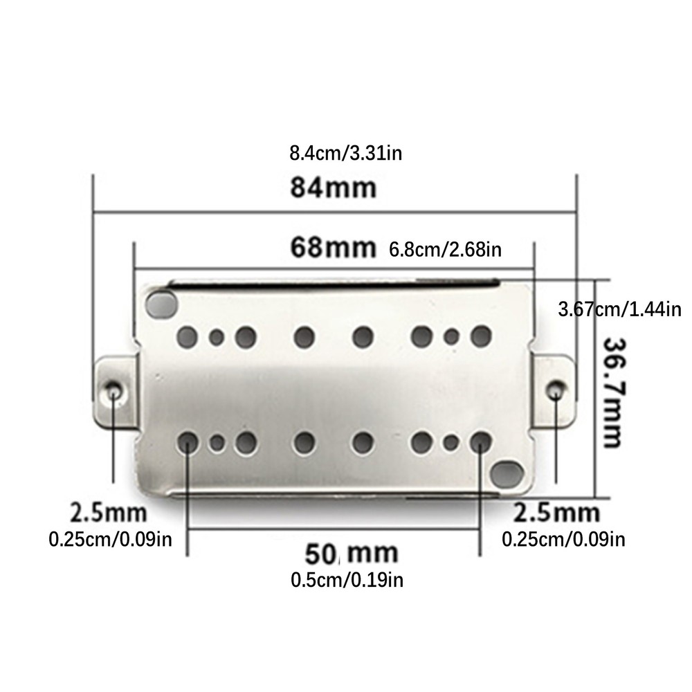 Copper Base Plate For Guitar 50mm Baseplate Copper Pickup Humbucker Replace Part