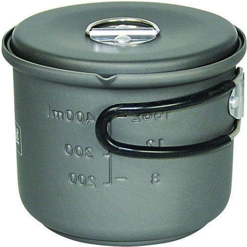 Esbit Solid Fuel Camping Cook Set Aluminum Pot with Wind Deflector