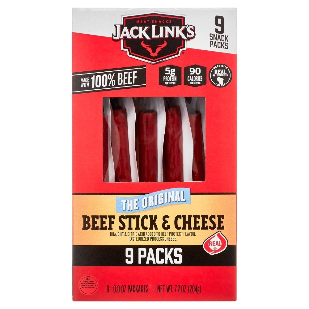 Original Beef and Cheese Snack Sticks 9 Pack Variety Bundle