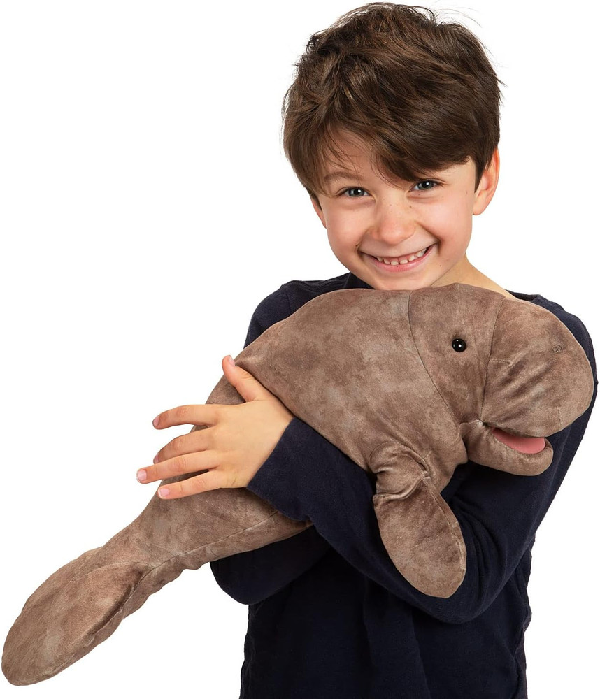 Manatee Hand Puppet,Gray