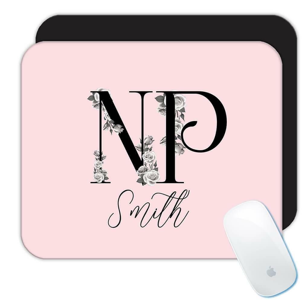 Gift Mousepad : Nurse Practitioner Personalized Boho Floral Name Nursing Smith