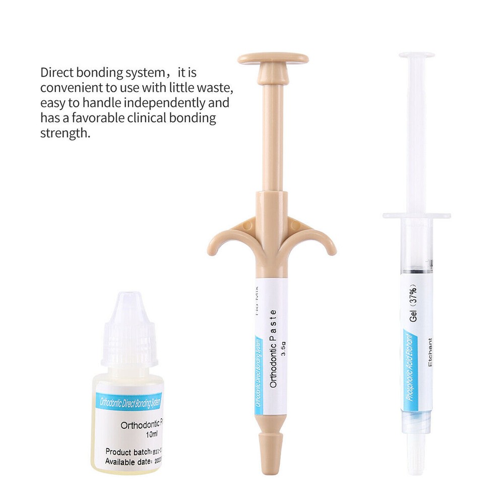 Dental Orthodontic Direct Paste Adhesive Bonding Self Curing Composite Resin Kit