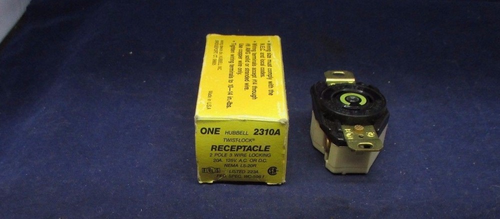 Hubbell 2310A Receptacle new