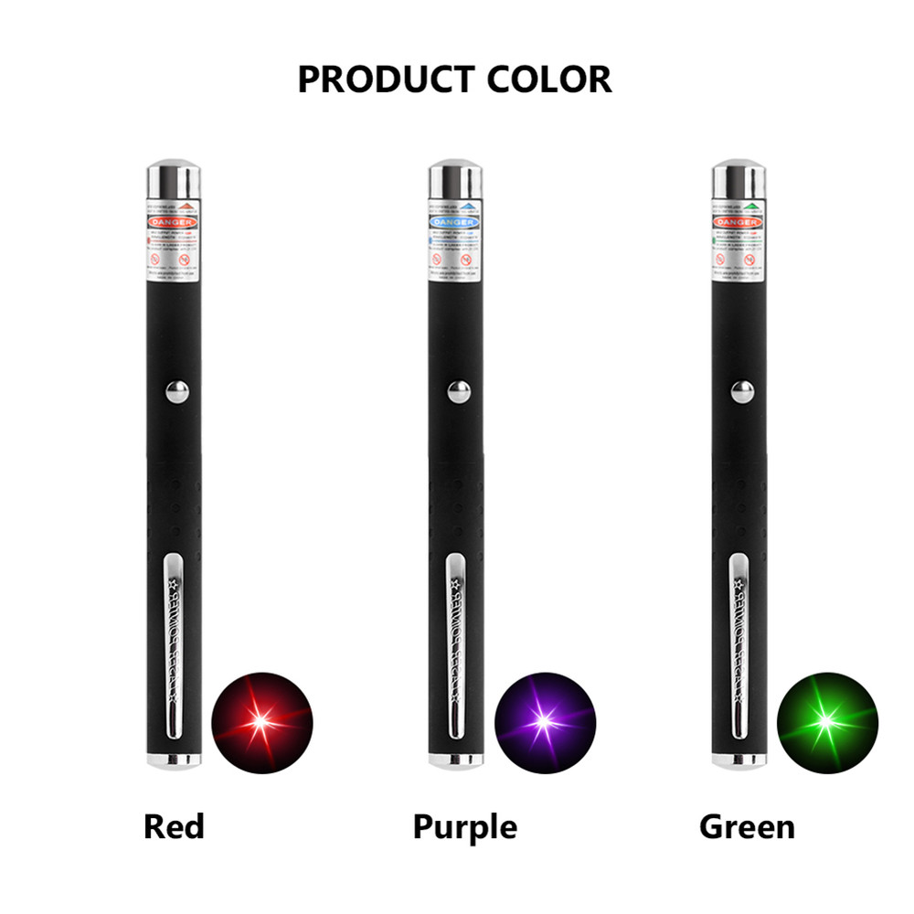 2Pack Lazer Green Battery-powered laser pointer Astronomy Visible Beam Light