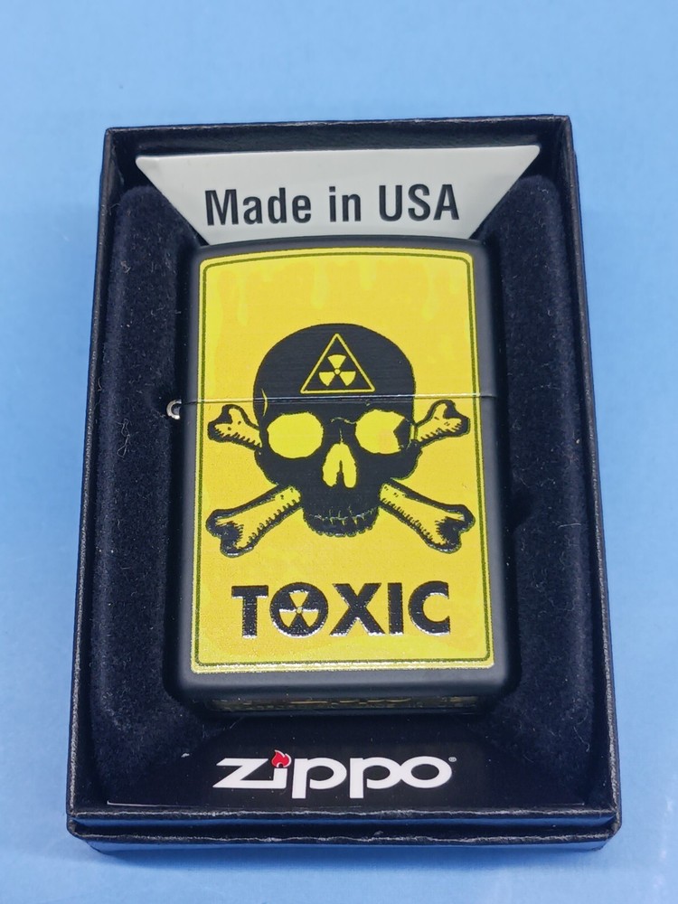 Zippo Black Matte Toxic 28310