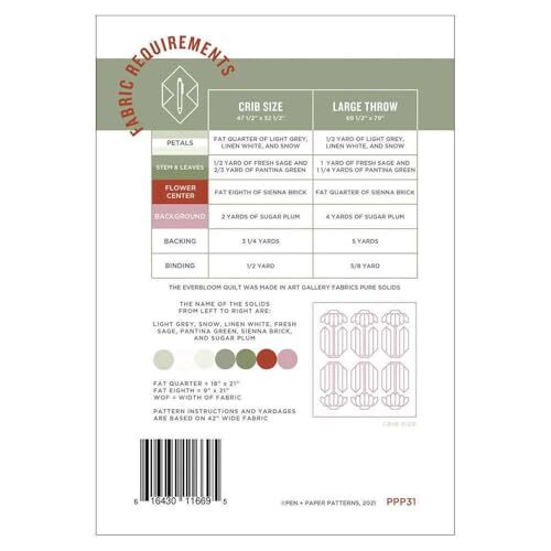 Everbloom Quilt Pattern Multi