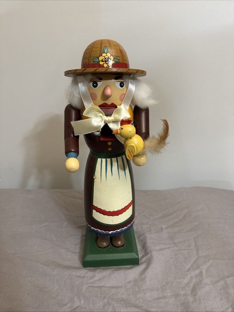 Vintage Wooden Nutcracker 14”