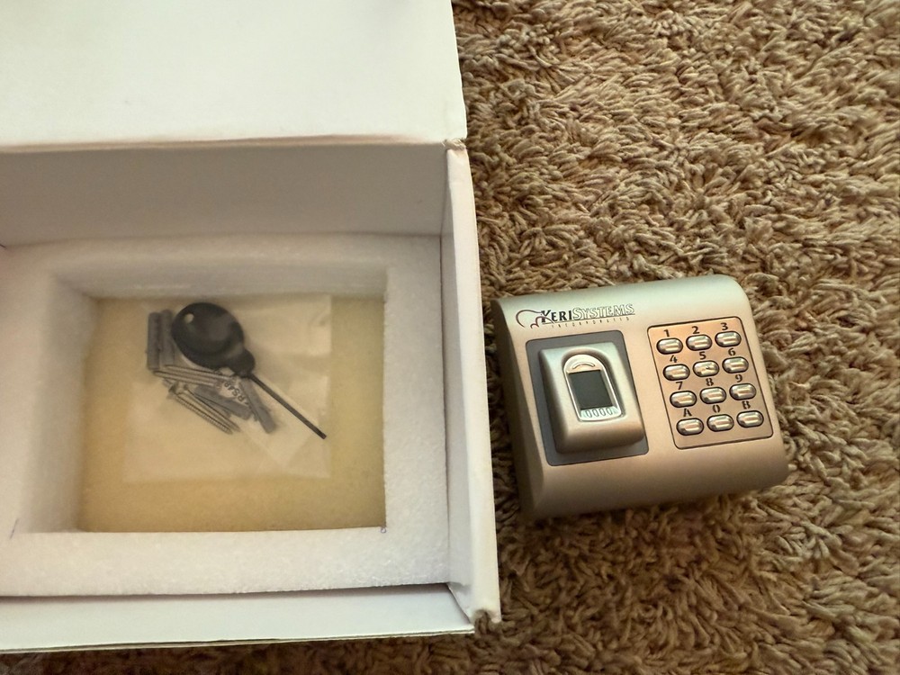 Keri Systems BioSync KP Fingerprint + Keypad Reader KBF-3KP Open Box