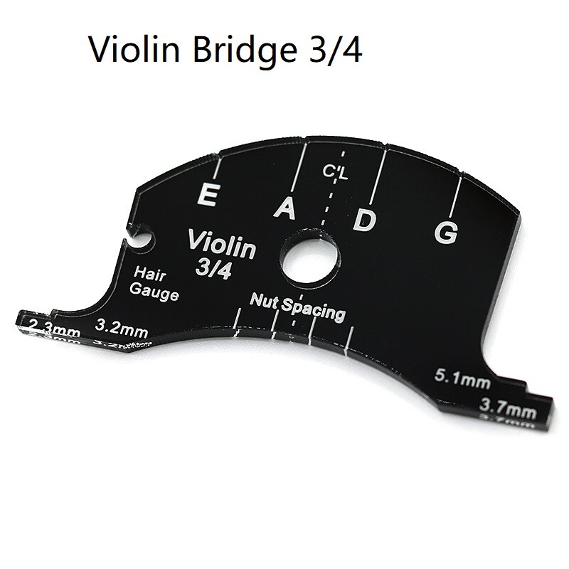1 PC Violin Bridges Multifunctional Mold Tool With Reference Measurements