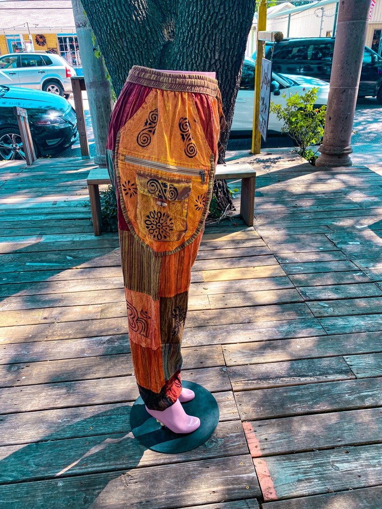 Beautiful Boho hippie patchwork pants Unisex