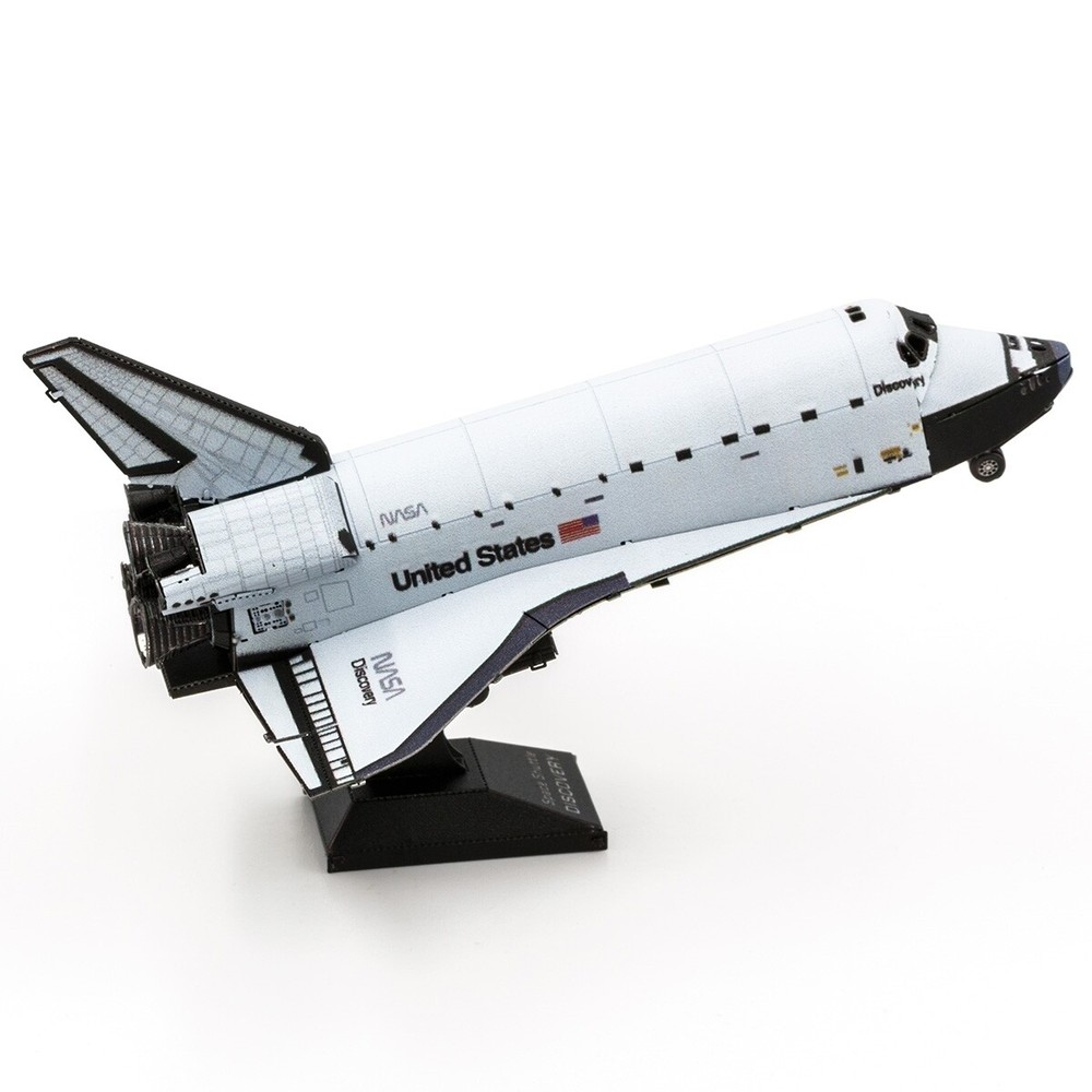 Fascinations Metal Earth SPACE SHUTTLE DISCOVERY (Color Version) 3D Model Kit
