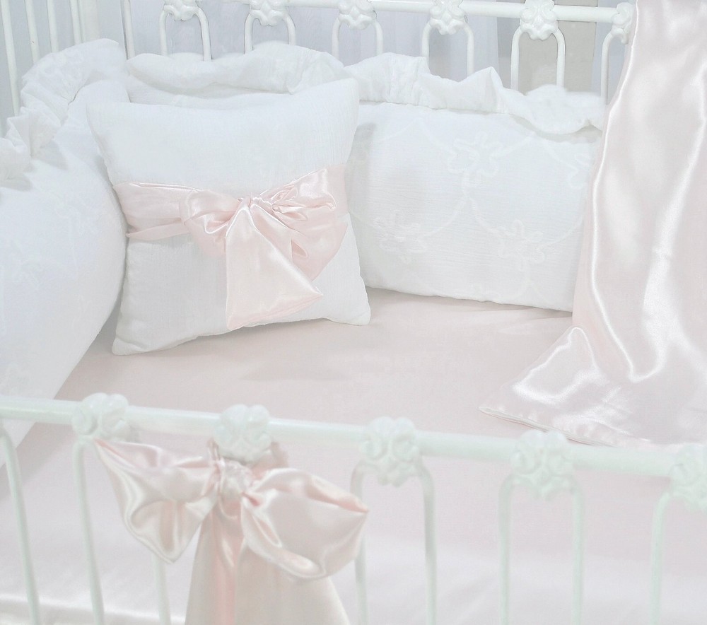 Charlotte Pink Satin Blanket