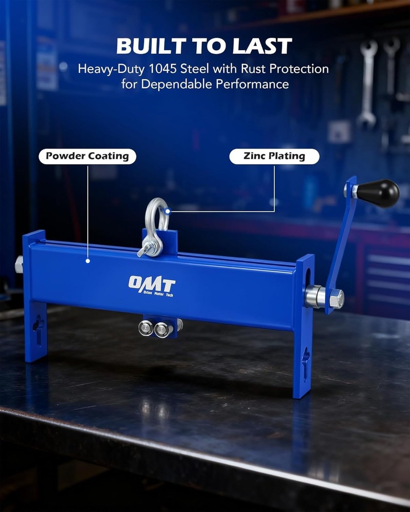 4000 lb Engine Hoist Load Leveler, 2 Adjustable Chains for Stable Engine Support