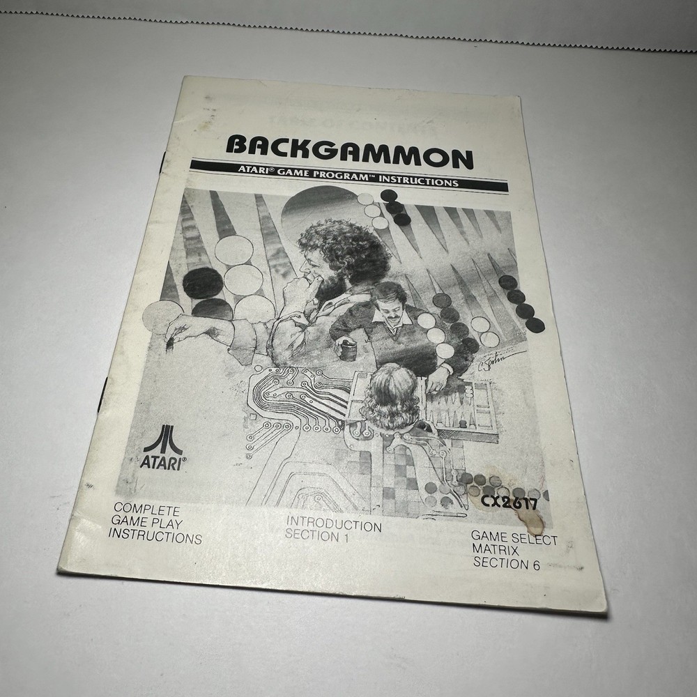 Vintage Atari Game Program Instructions Manuals Set of 2