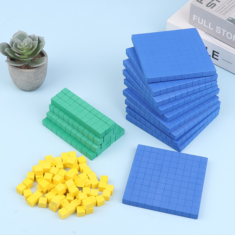 Base Ten Blocks 130Pcs For Math Place Value Blocks Base 10 Math Manipulatives