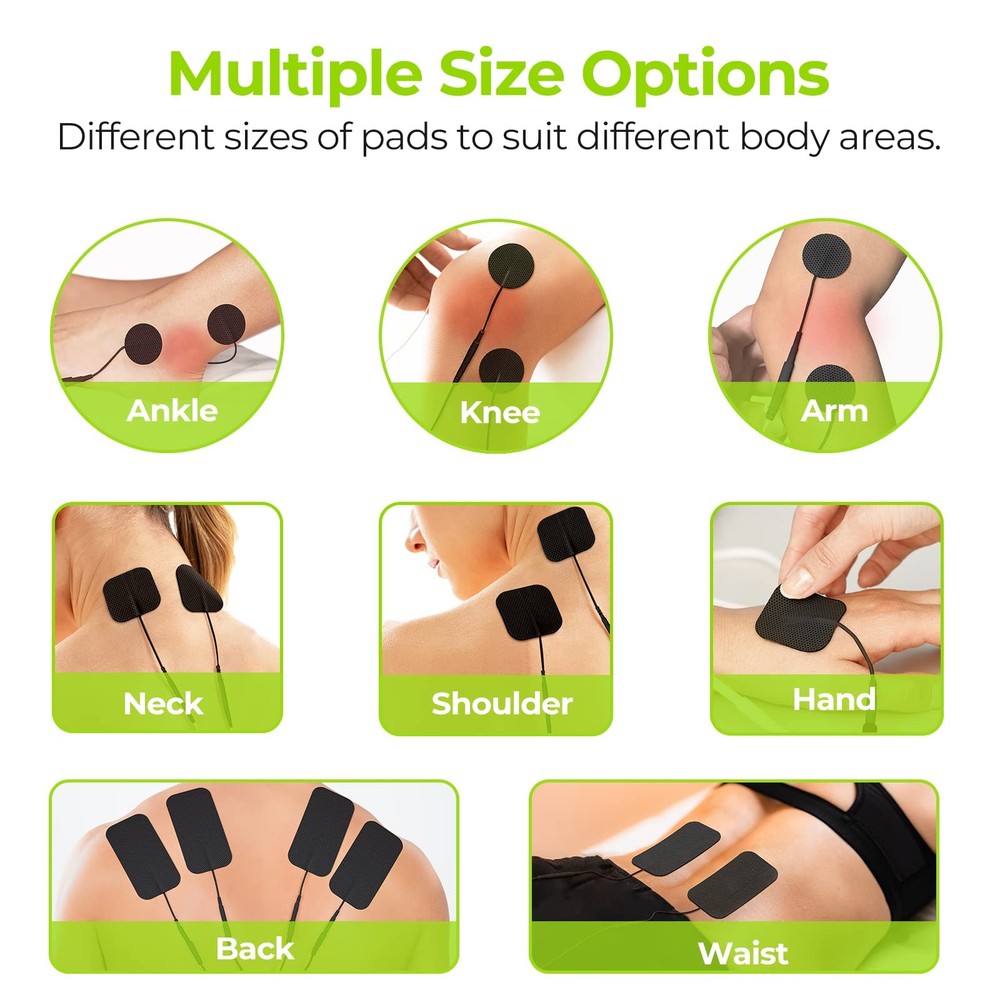 TENS Unit Replacement Pads Combination Set, 20 Packs Multiple Sizes Electrode...