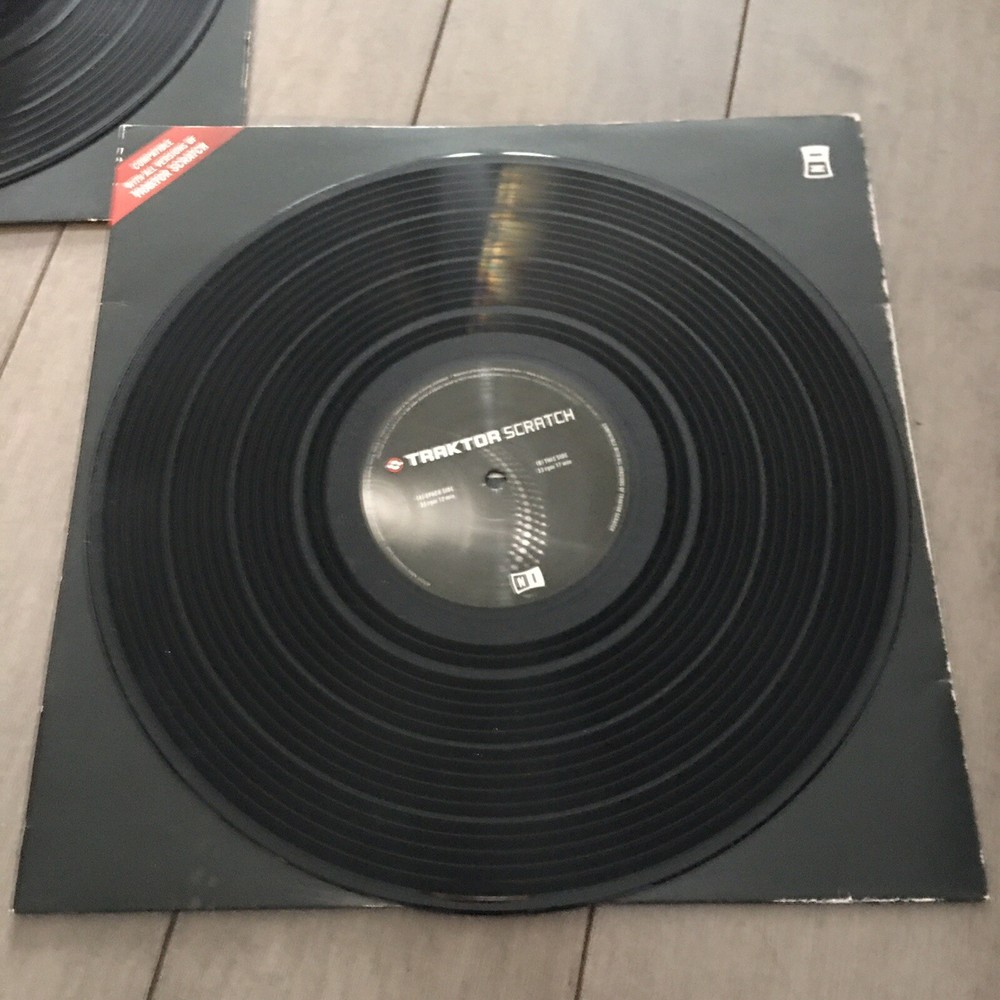 Traktor Scratch control vinyl - black