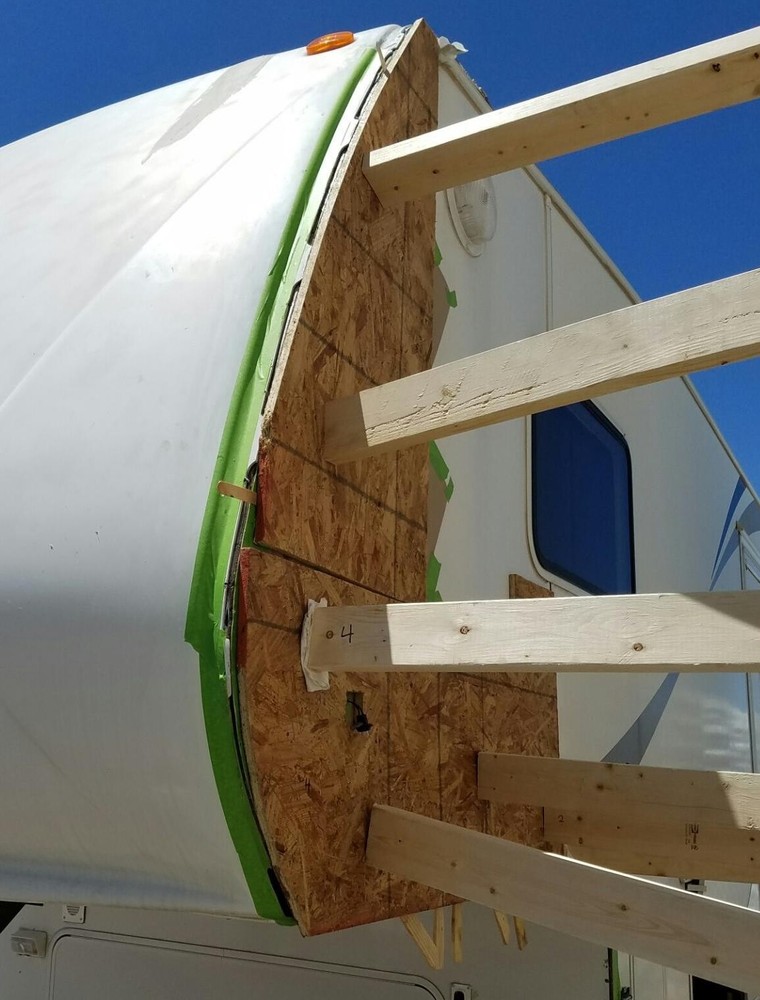 RV Camper Motorhome Wall Fiberglass Siding Delamination Repair Epoxy Kit