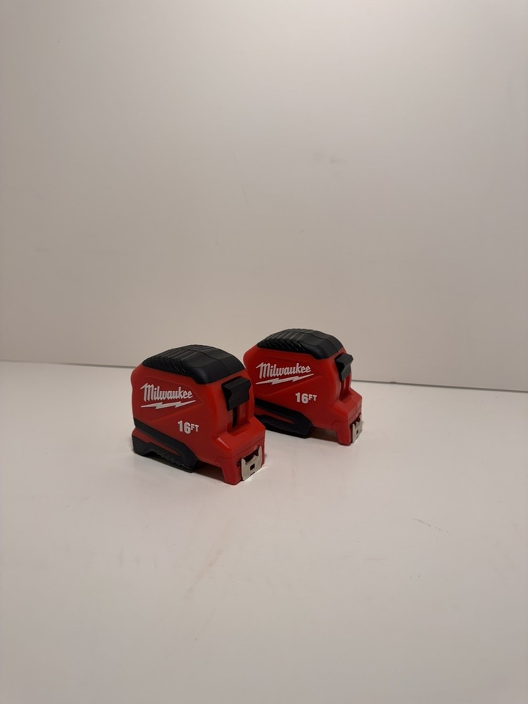 Milwaukee 16ft Compact Tape Measure 2-Pack