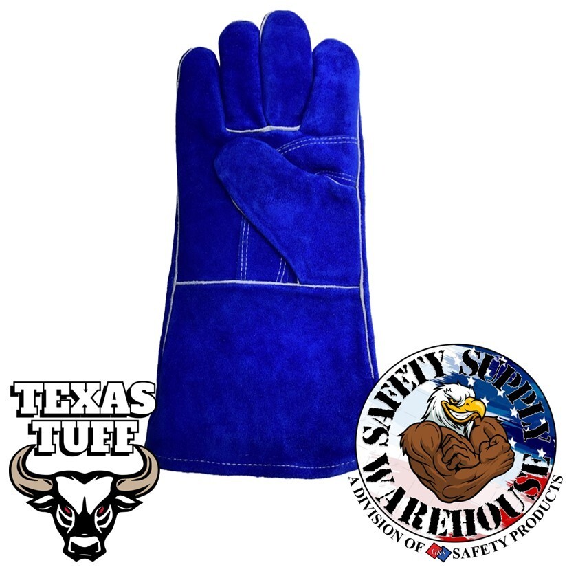 Blue Side Select Cowhide Welder's Glove Right Hand Only