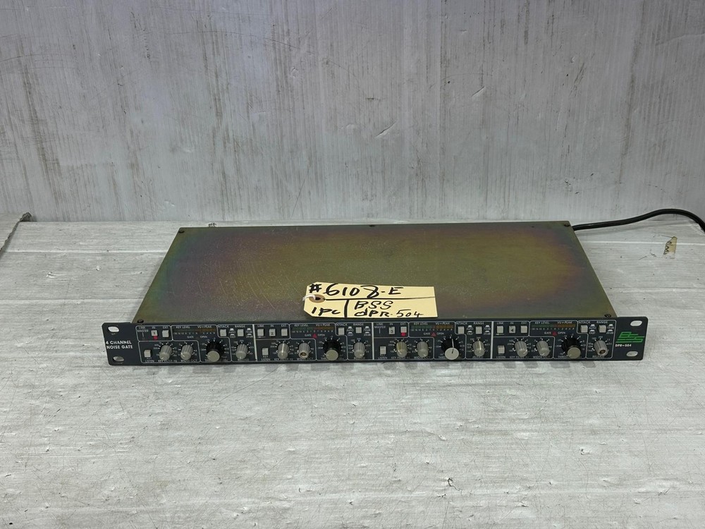 BSS DPR 504 4 channel Noise Gate #6108-E (One)THS