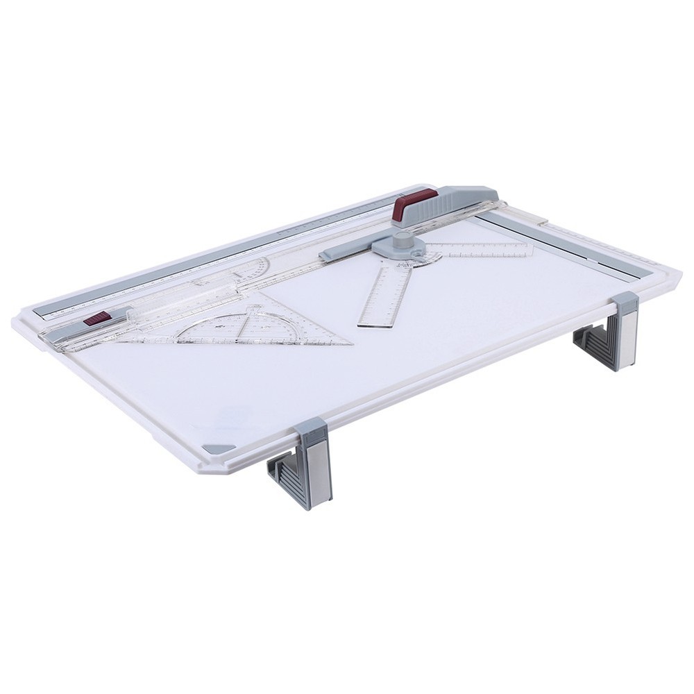 Multifunctional A3 Drawing Board Table With Adjustable Angle Rulers
