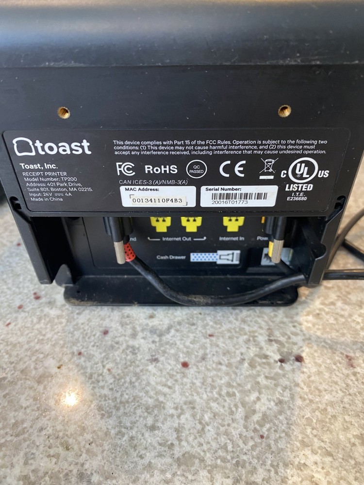 Toast Flex POS Point of Sale System Touch Screen Bundle