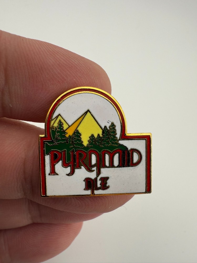 Vintage Pyramid Ale Logo Pin *marks*