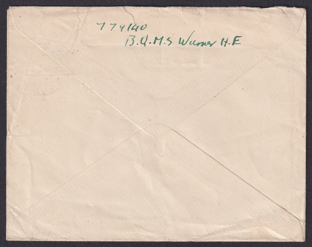 MALTA: (18234) CENSOR NO.67 CANCEL/COVER 1943