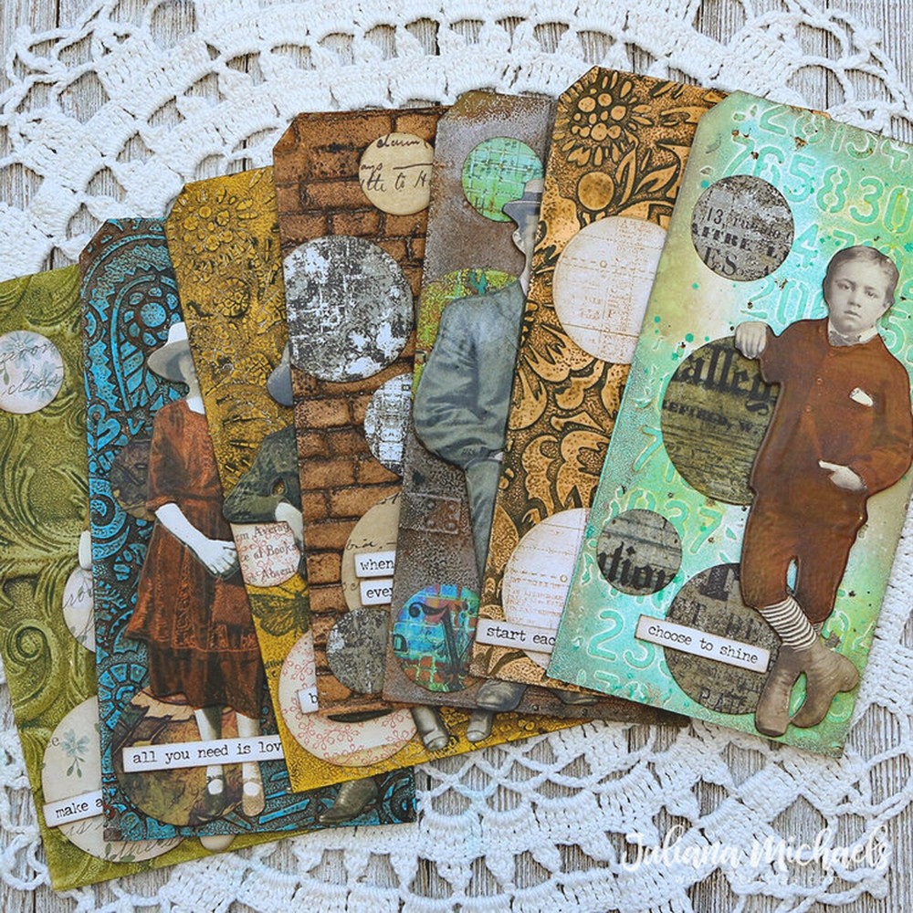 Sizzix Thinlits Stacked Circles Tiles 25pk #664437 Retail $19.99 by Tim Holtz