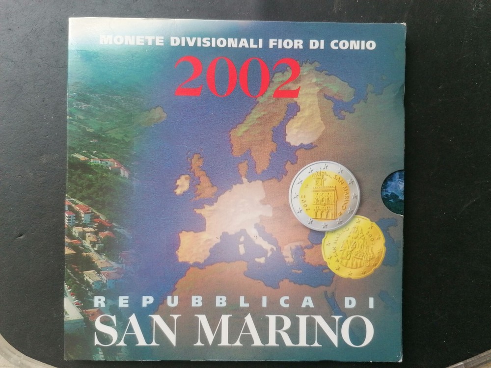SAN MARINO 2002 DIVISIONAL COINS