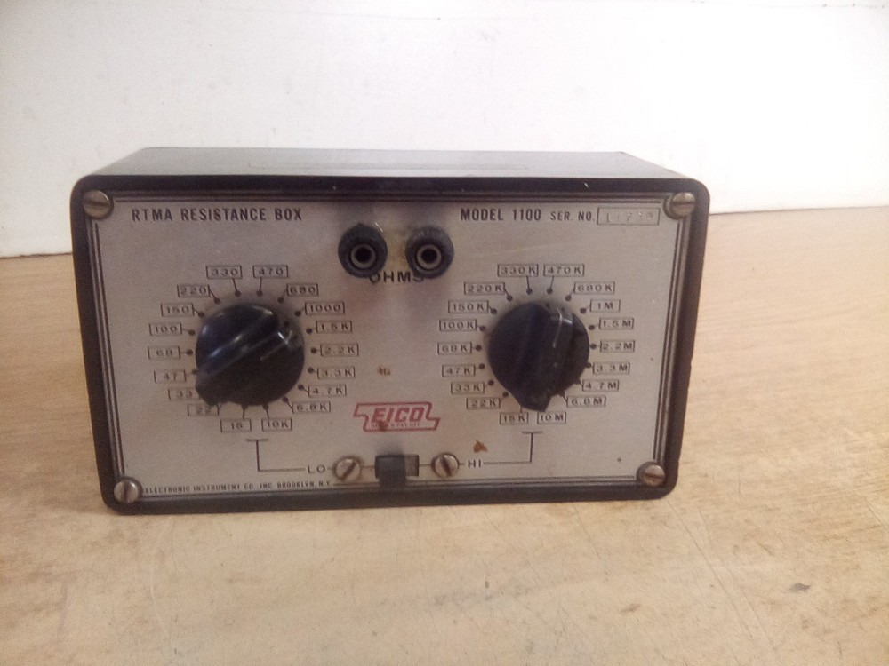 EICO Model 1100 RTMA Resistance Box