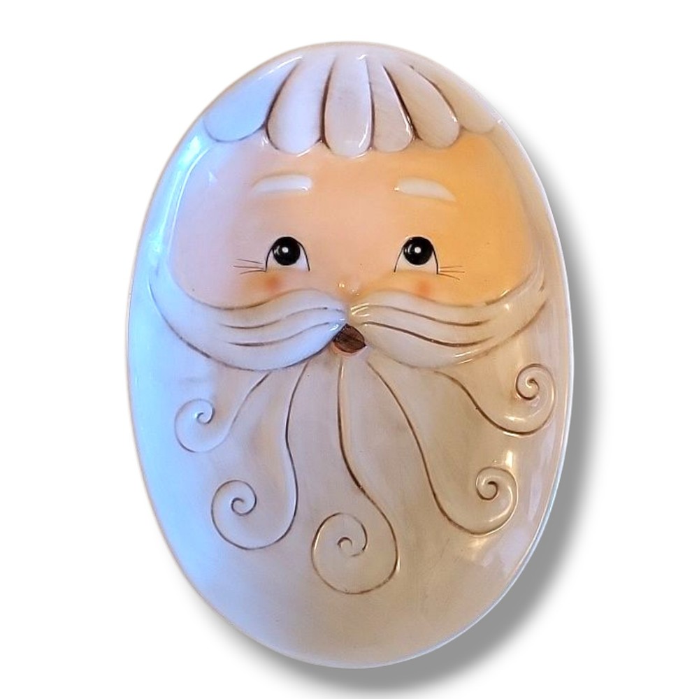 Johanna Parker Transpac Santa Ceramic Serving Platter