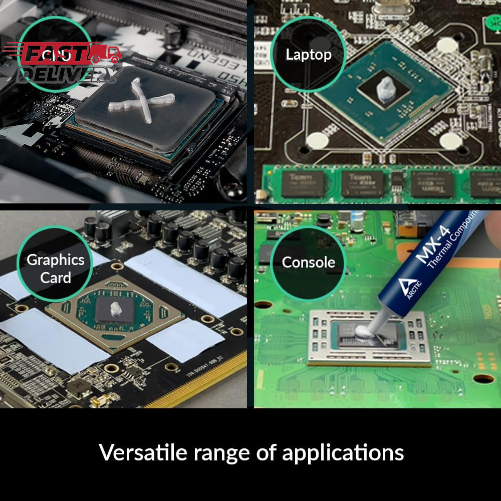 ARCTIC MX-4 (4 G) - Premium Performance Thermal Paste for All Processors (CPU, G