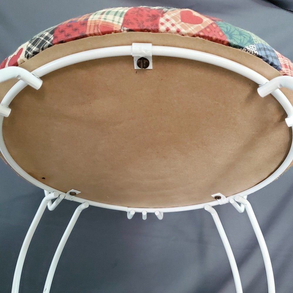 Vintage 1960's Wire Vanity Stool/ Chair