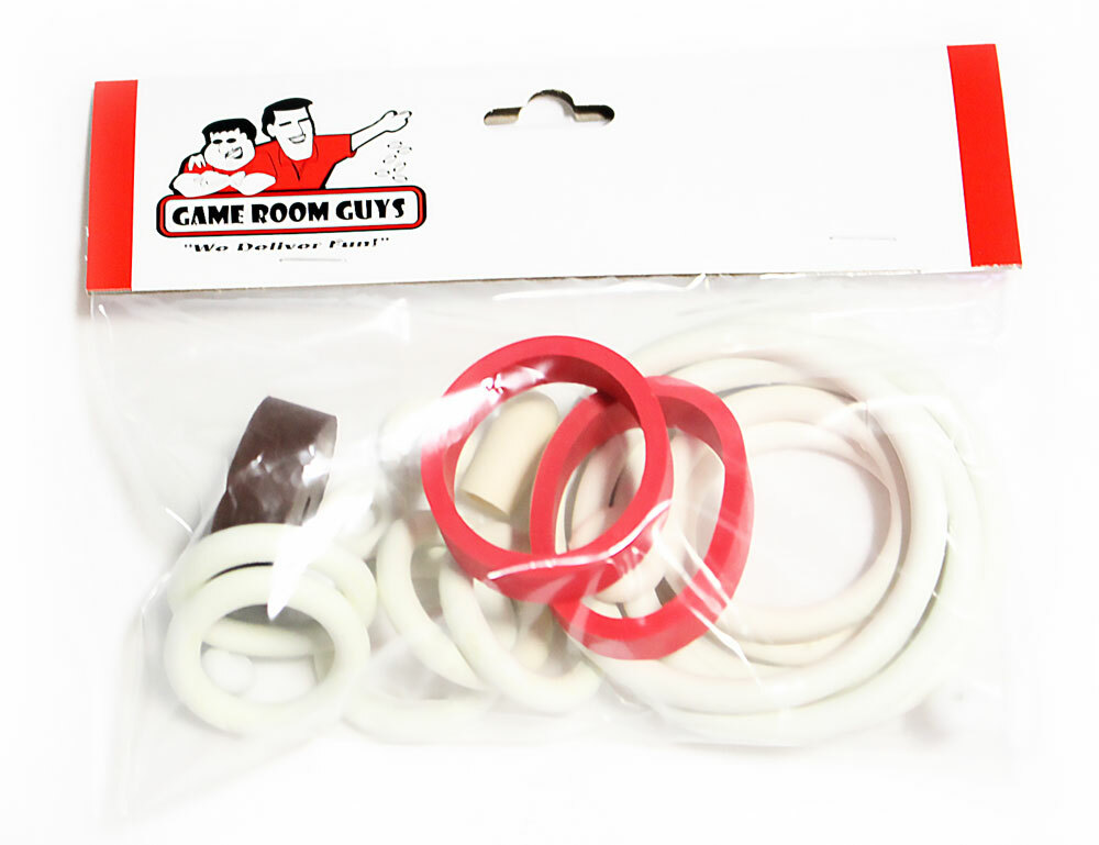Bally Power Play Pinball Machine Replacement Repair Rubber Ring Kit White