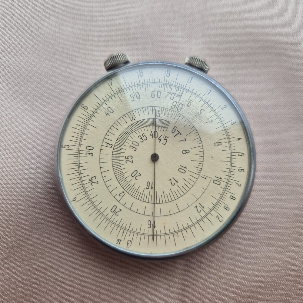 Soviet Circular Slide Rule KL-1 (КЛ-1) Vintage
