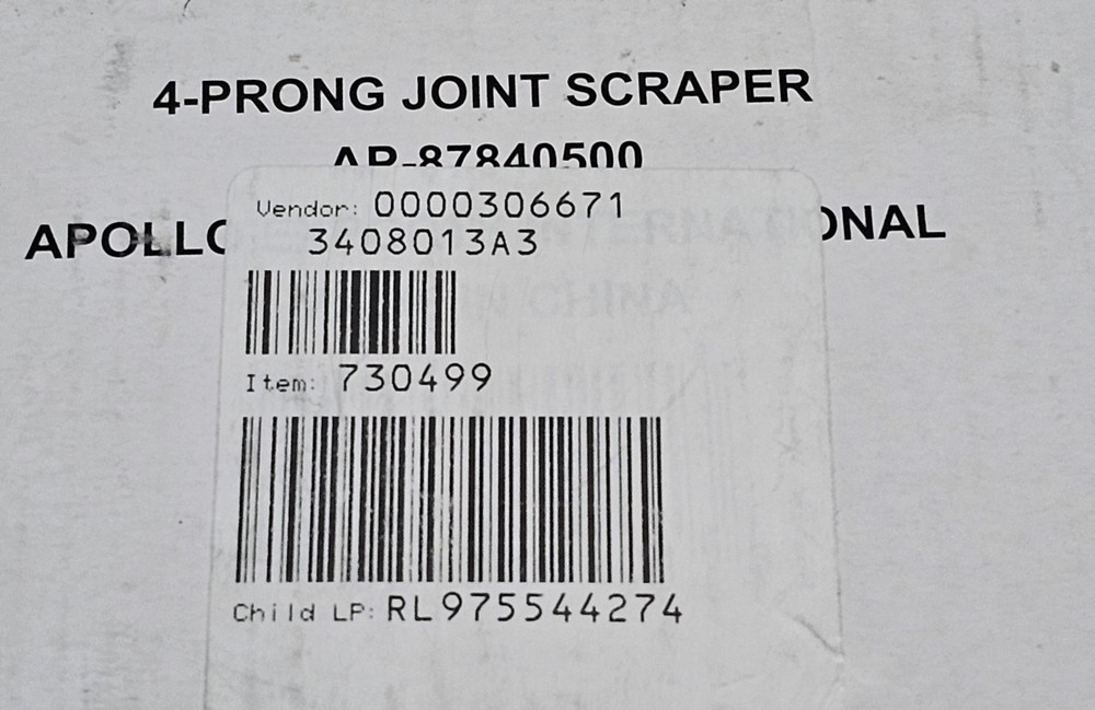 4 Prong Weed Remover Tool Telescoping Adjustable Patio Joint Scraper Paver NEW