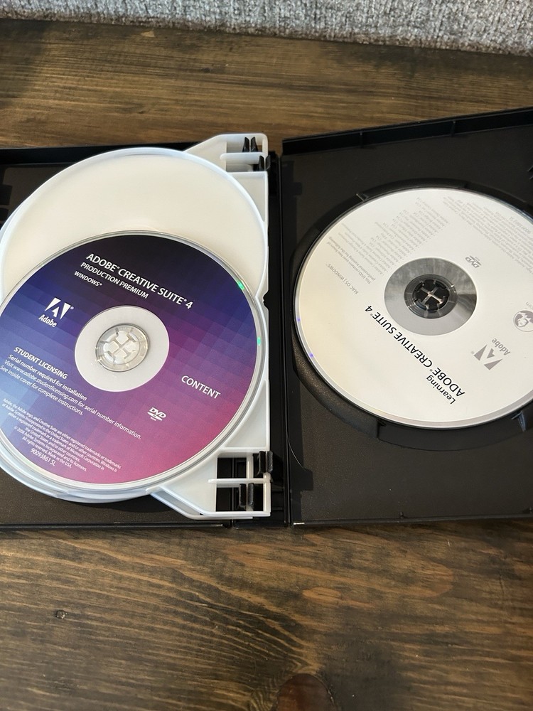 Adobe Creative Suite 4 Production Premium Student License for Windows PC