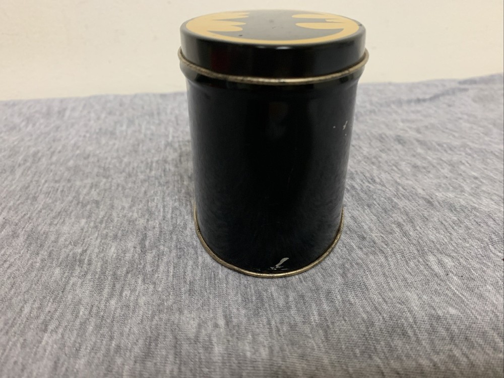 Vintage 1989 Bully DC Comics Batman Tin Metal Can