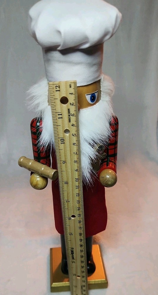 Nutcracker "CHEF/BAKER " 15" Tall Christmas Decor hand painted