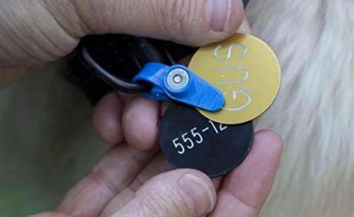 Dog Tag Silencer and Connector, One Size, Graphite