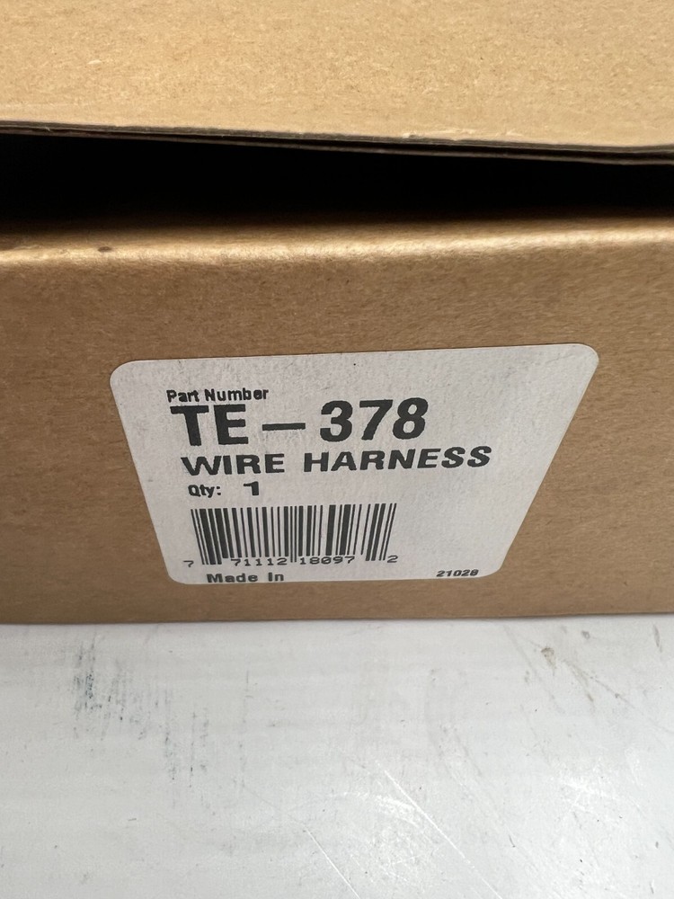 (QTY 1) Transmission Wire Harness TE378