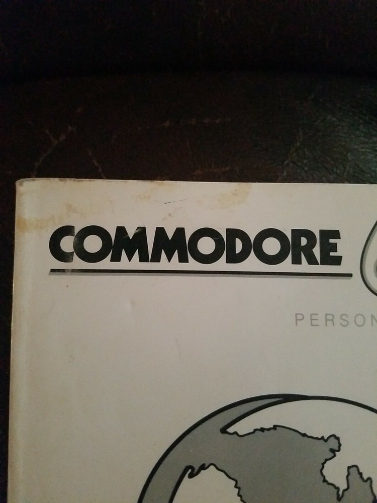 Vintage Commodore 64C PC, Personal Computer GEOS User's Guide 1986 Version 1.2