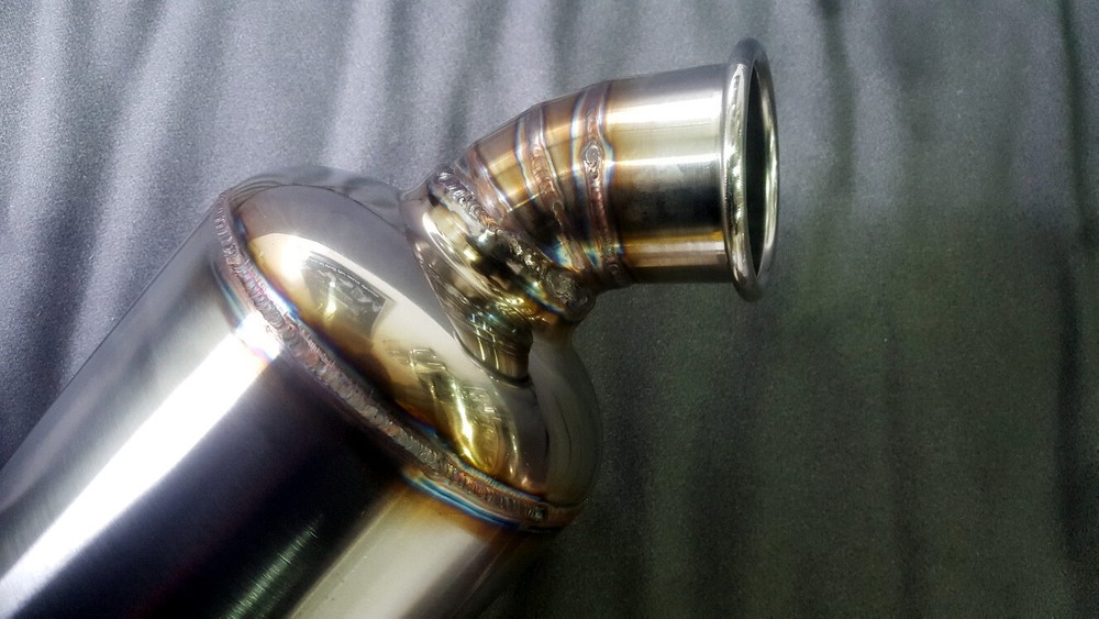 Silencer Box WESTFIELD Style Exhaust Kit Car Side Exit 2.5" BORE 2.5" Tailpipe