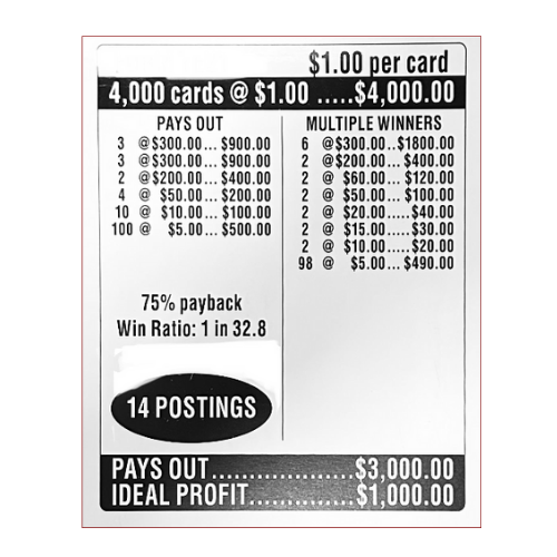 NEW pull tickets ACES 8 - Instant Tabs Collectibles