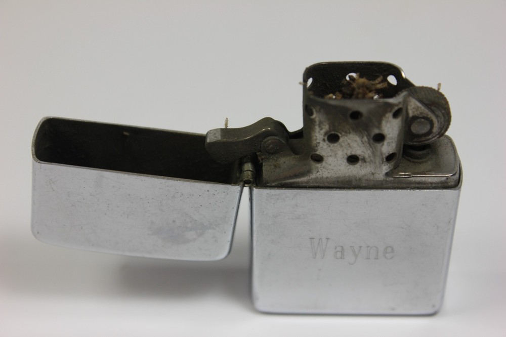 Vintage 1984 ZIPPO Personalized Name WAYNE Cigarette Lighter